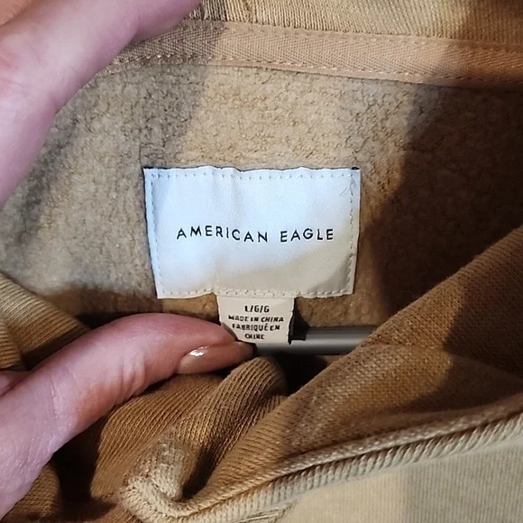 American Eagle Oversized Tunic Hoodie Sweatshirt EUC Size Large - Picture 3 of 10